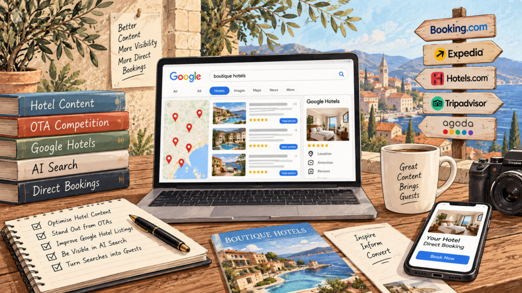 Hotel Content, OTA Competition, Google Hotels and AI Search