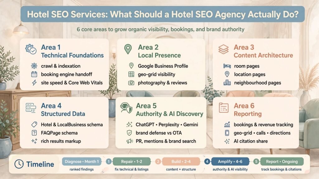 Hotel SEO Services: What Should a Hotel SEO Agency Actually Do?