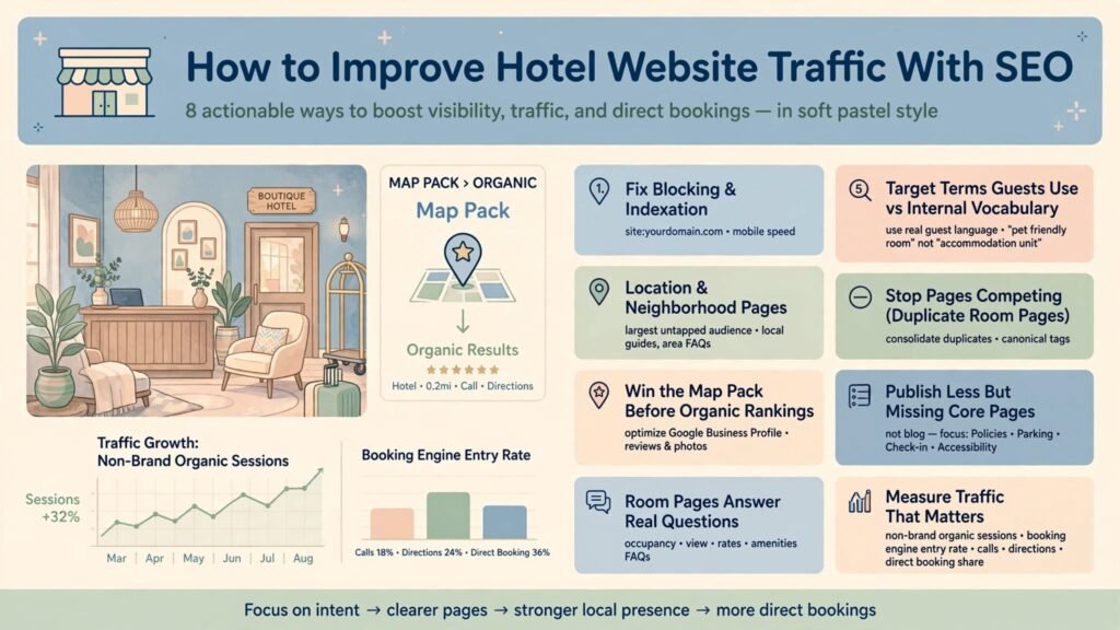 How to Improve Hotel Website Traffic With SEO